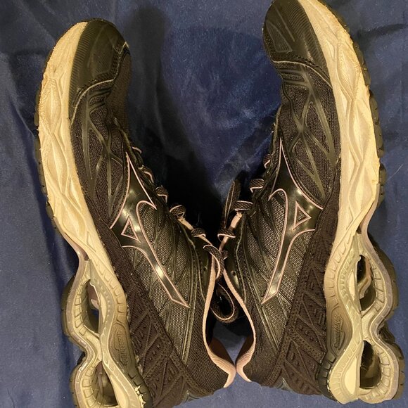 Mizuno Womens Wave Creation 20 411061 9090 Black Running Shoes Sneakers Size 9 - Picture 5 of 7